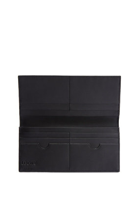 LOEWE Long horizontal wallet in soft grained calfskin Black plp_rd