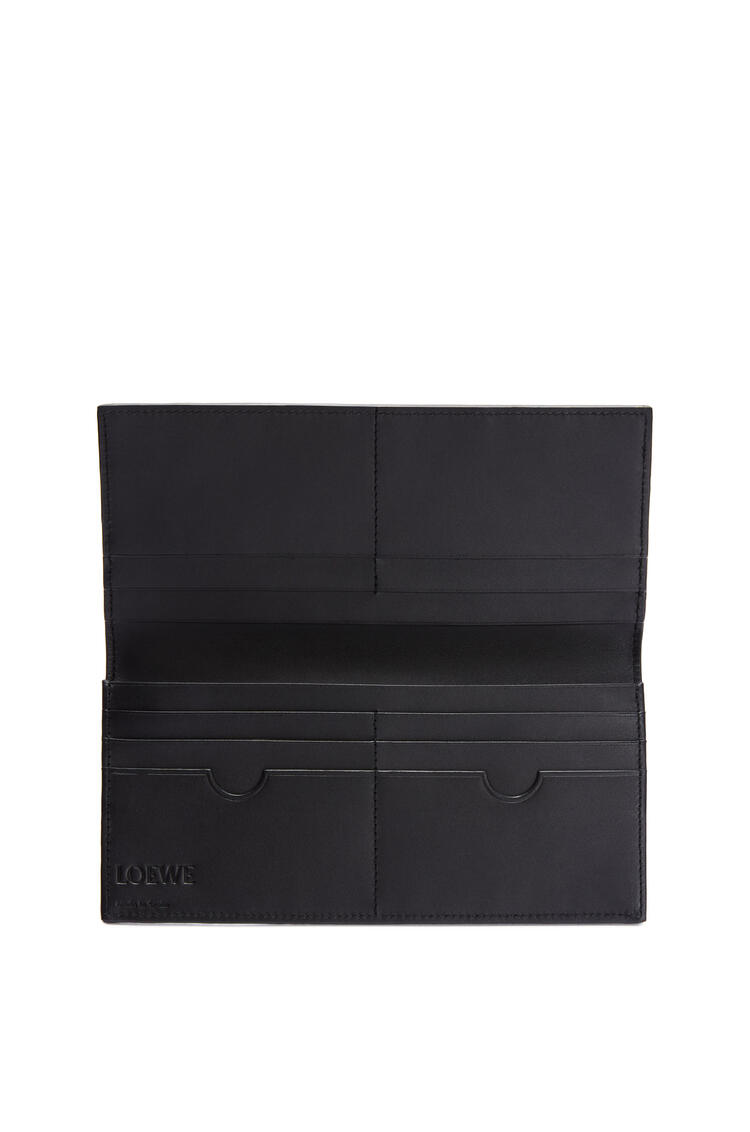 LOEWE Long horizontal wallet in soft grained calfskin Black