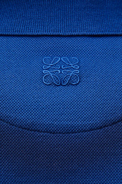 LOEWE Polo en algodón Azul Griego plp_rd
