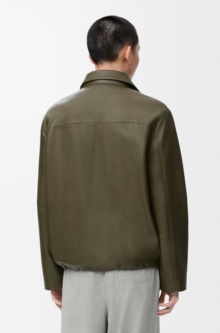 LOEWE ジップアップ ジャケット（ナパラム） カーキグリーン