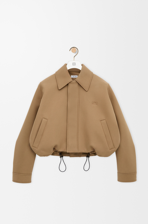 LOEWE Chaqueta en algodón Beige