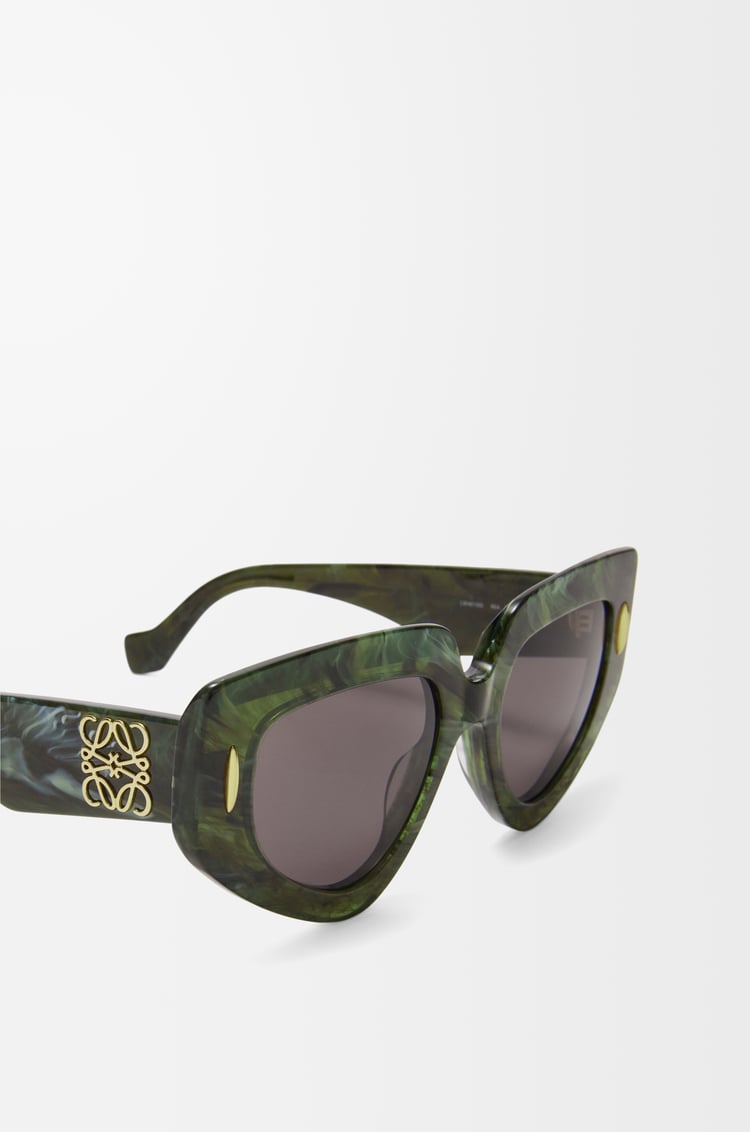 LOEWE Lunettes de soleil Butterfly Screen Marbre Vert Foncé