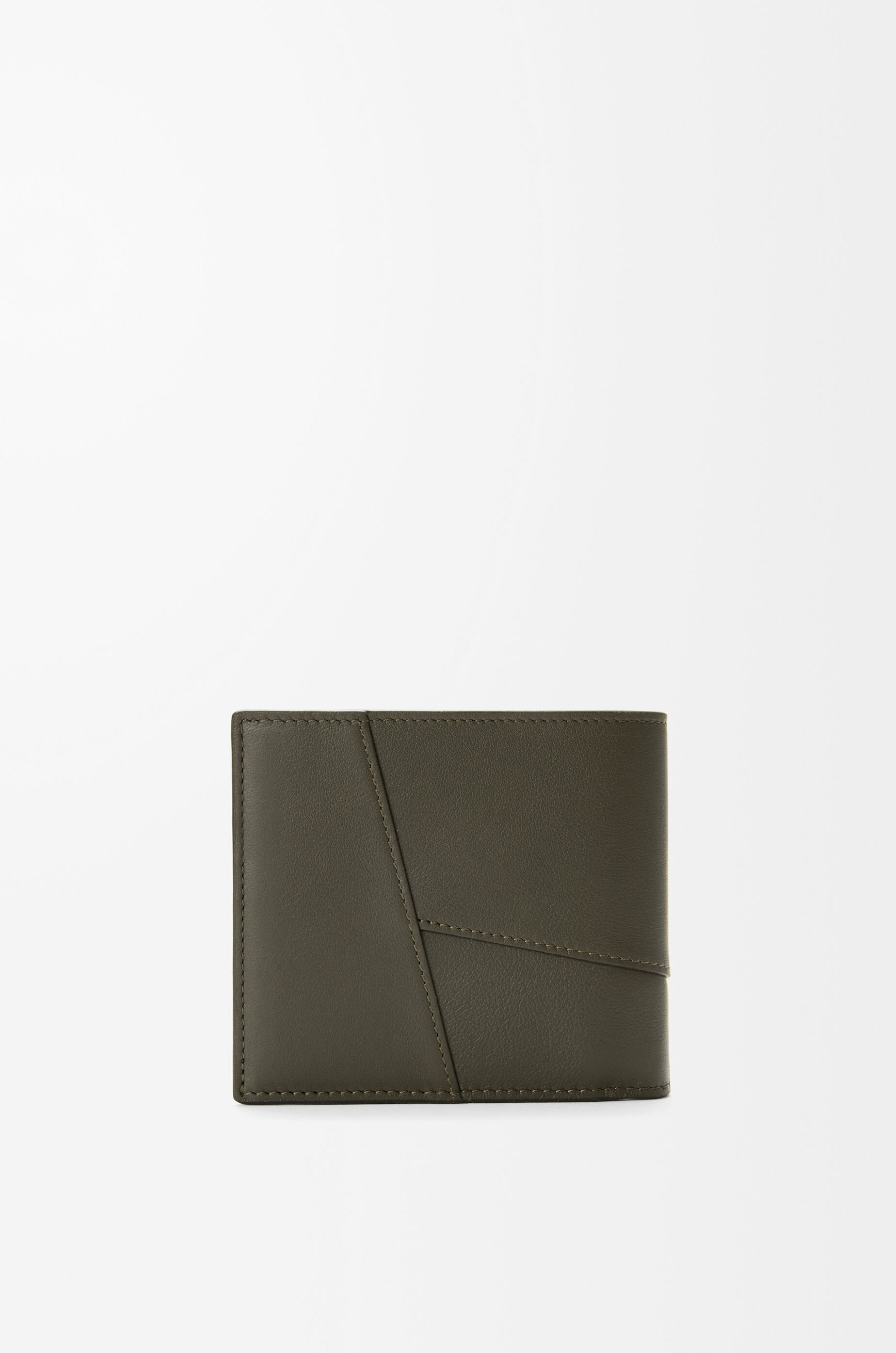 LOEWE ロエベ　パズル　スリムジップバイフォールドウォレット　カーキ LOEWE - LOEWE ロエベ パズル スリムジップバイフォールドウォレット