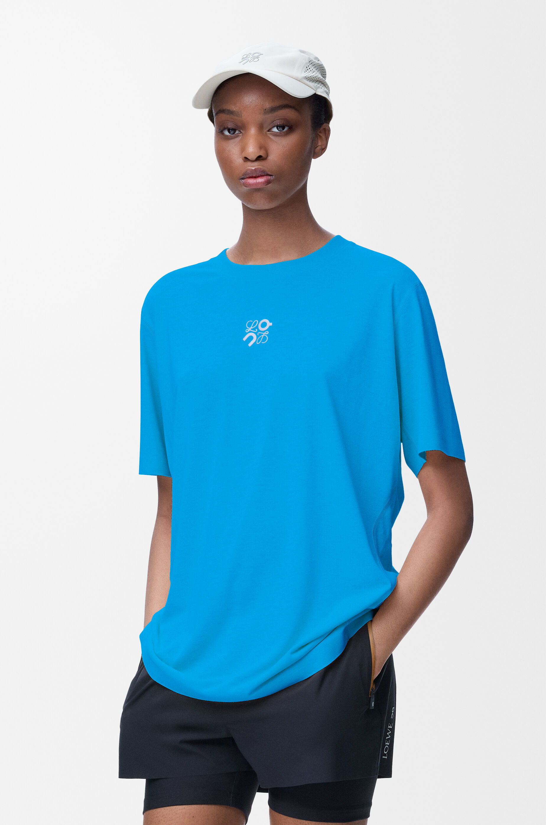 アクティブ Tシャツ（テクニカルジャージー） ブルー - LOEWE