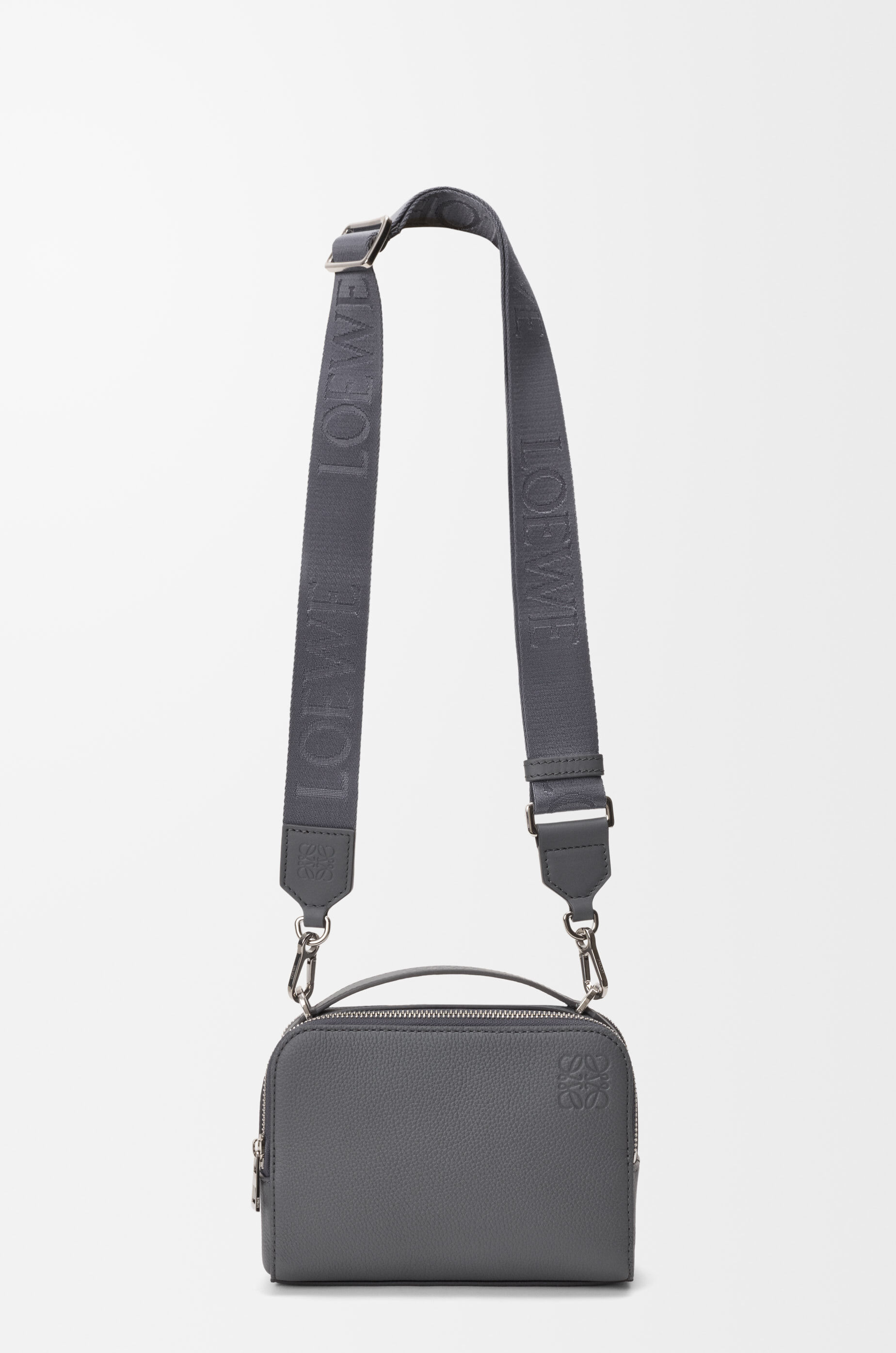 LOEWE ロエベ　クロスボディ カメラバッグ ミニ（ソフトグレインカーフ） クロスボディ カメラバッグ ミニ（ソフトグレインカーフ） グレー