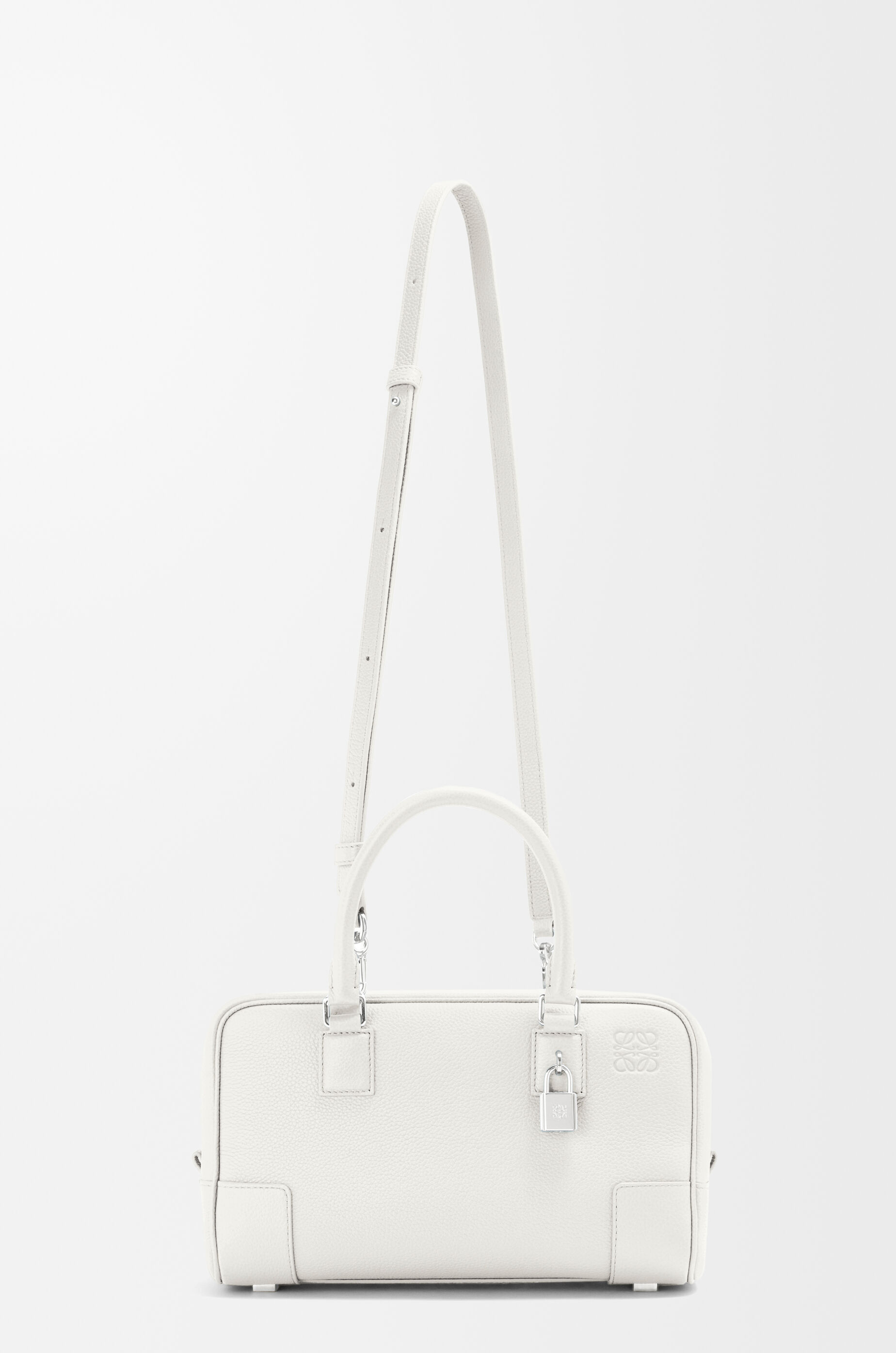 Amazona 23 bag in soft grained calfskin White - LOEWE