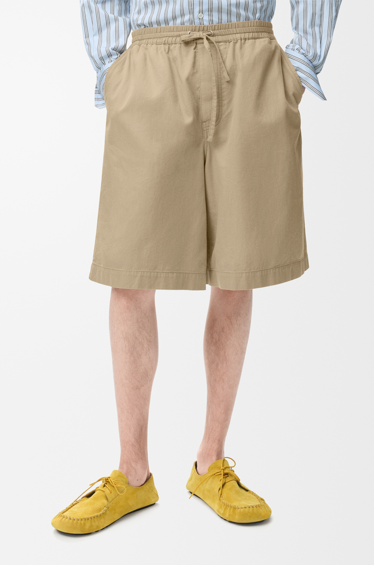 LOEWE Shorts in cotton Beige