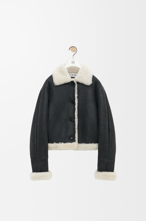 ジャケット（シアリング） ブラック/ホワイト - LOEWE 