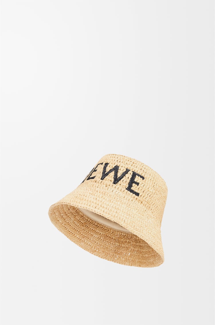 LOEWE Sombrero de pescador en rafia Natural