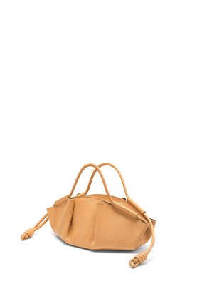 LOEWE Small Paseo bag in shiny nappa calfskin Warm Desert