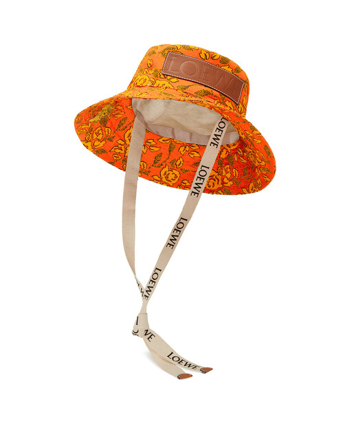 Paula Bucket Hat Orange - LOEWE