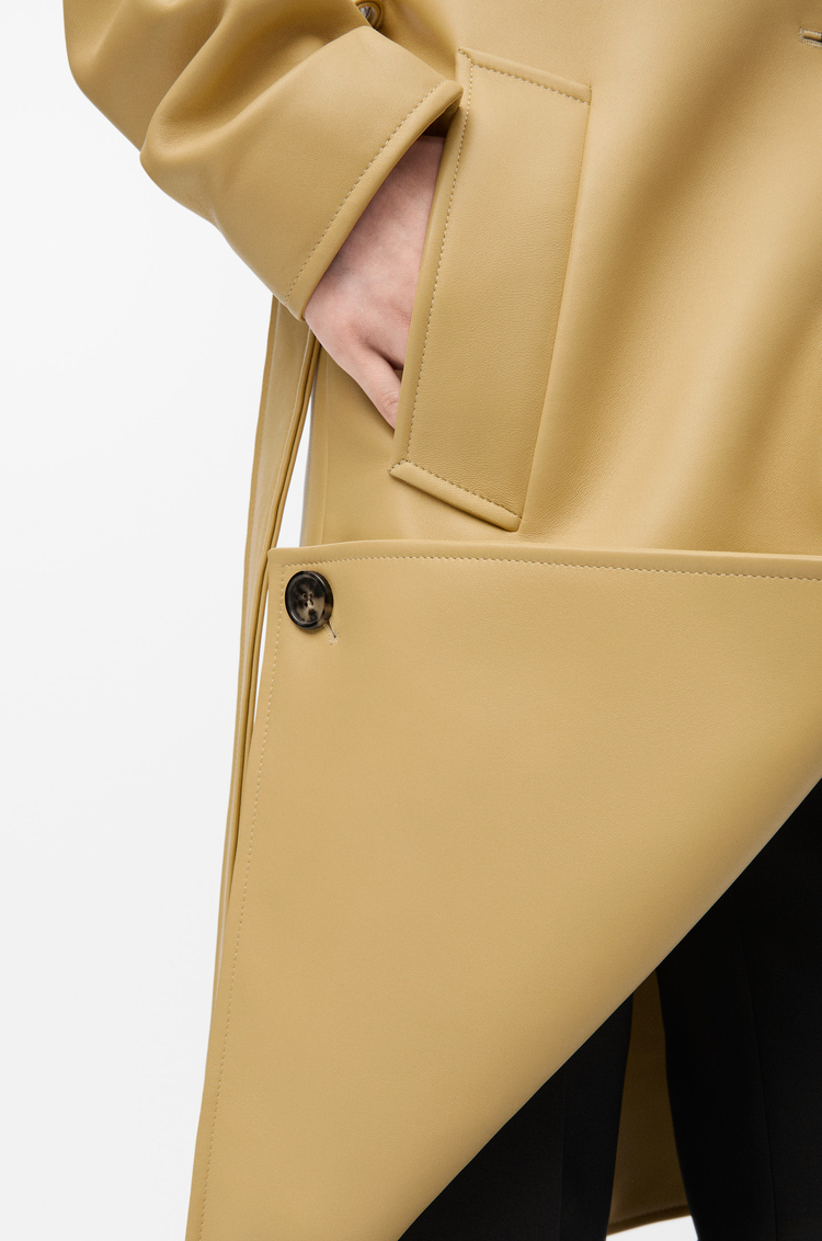 LOEWE Coat in nappa lambskin Light Tan