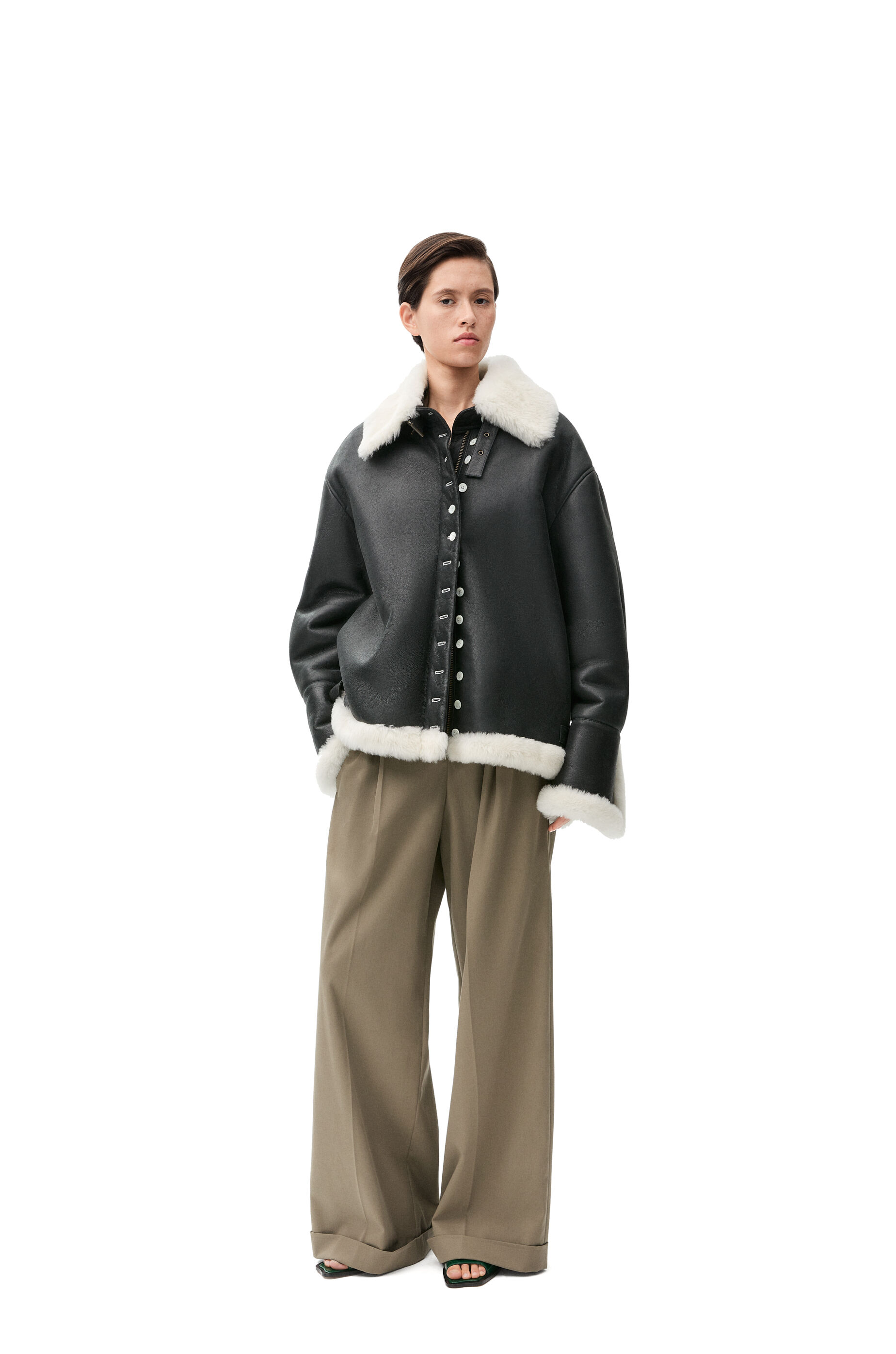 loewe シアリングジャケット loewe シアリングジャケット