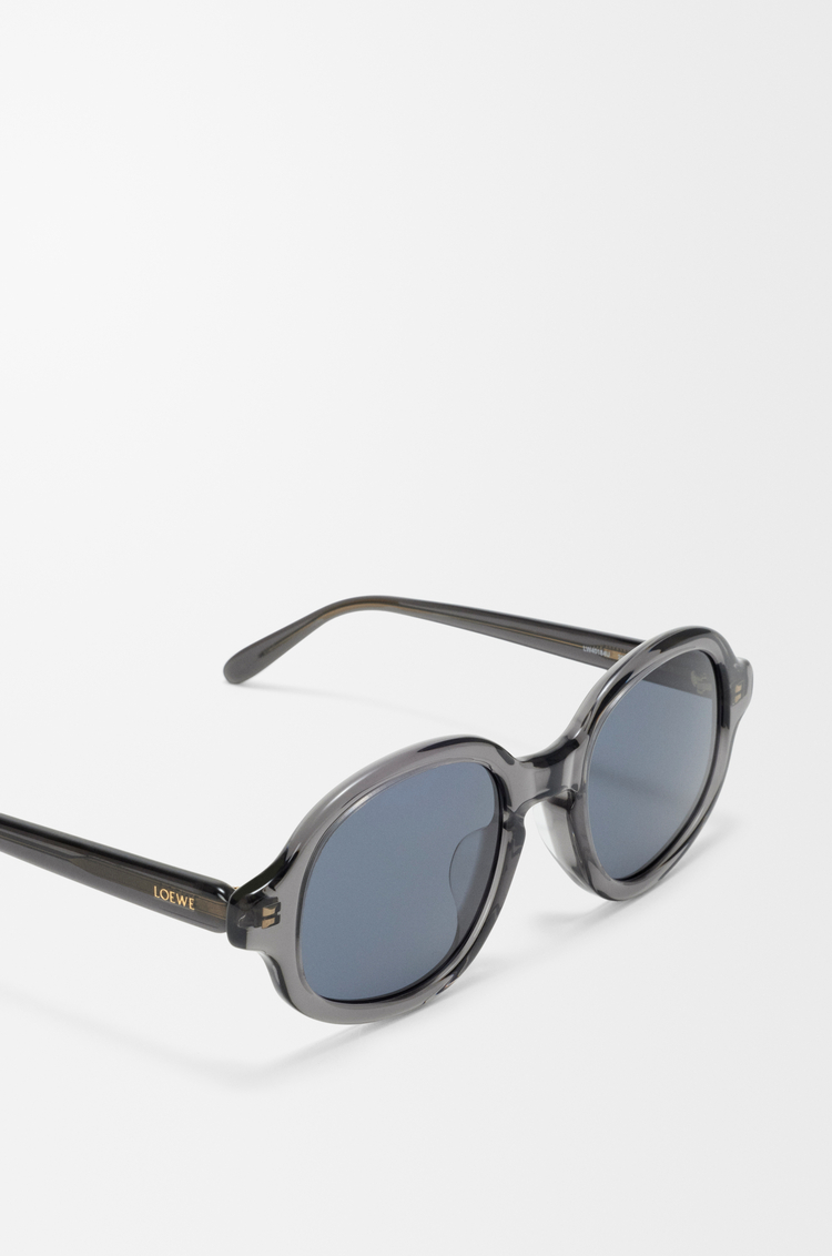 LOEWE Delta Slim sunglasses Transparent Asphalt