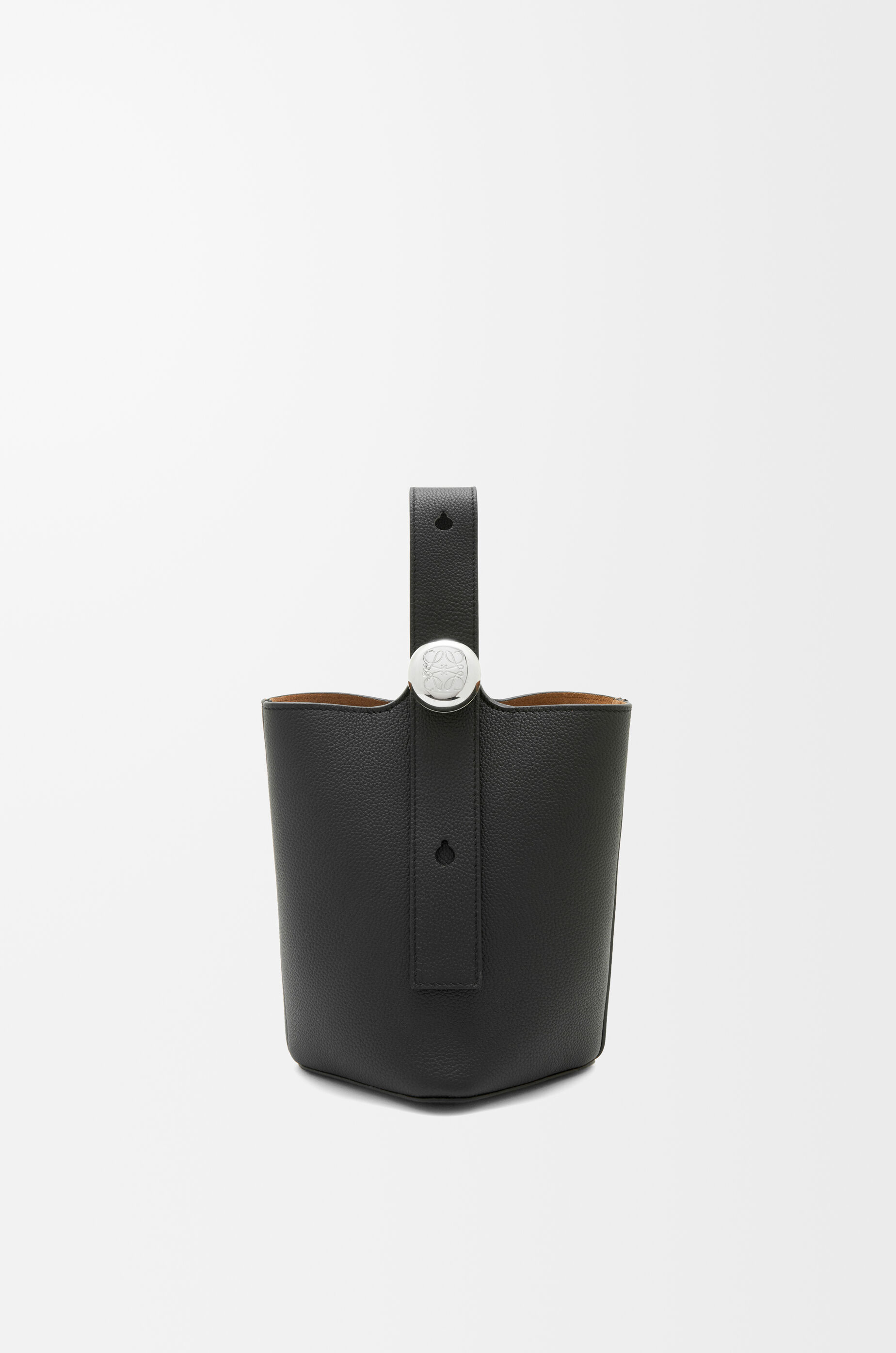 箱付き ロエベ LOEWE ペブルバケットバッグ ブラック