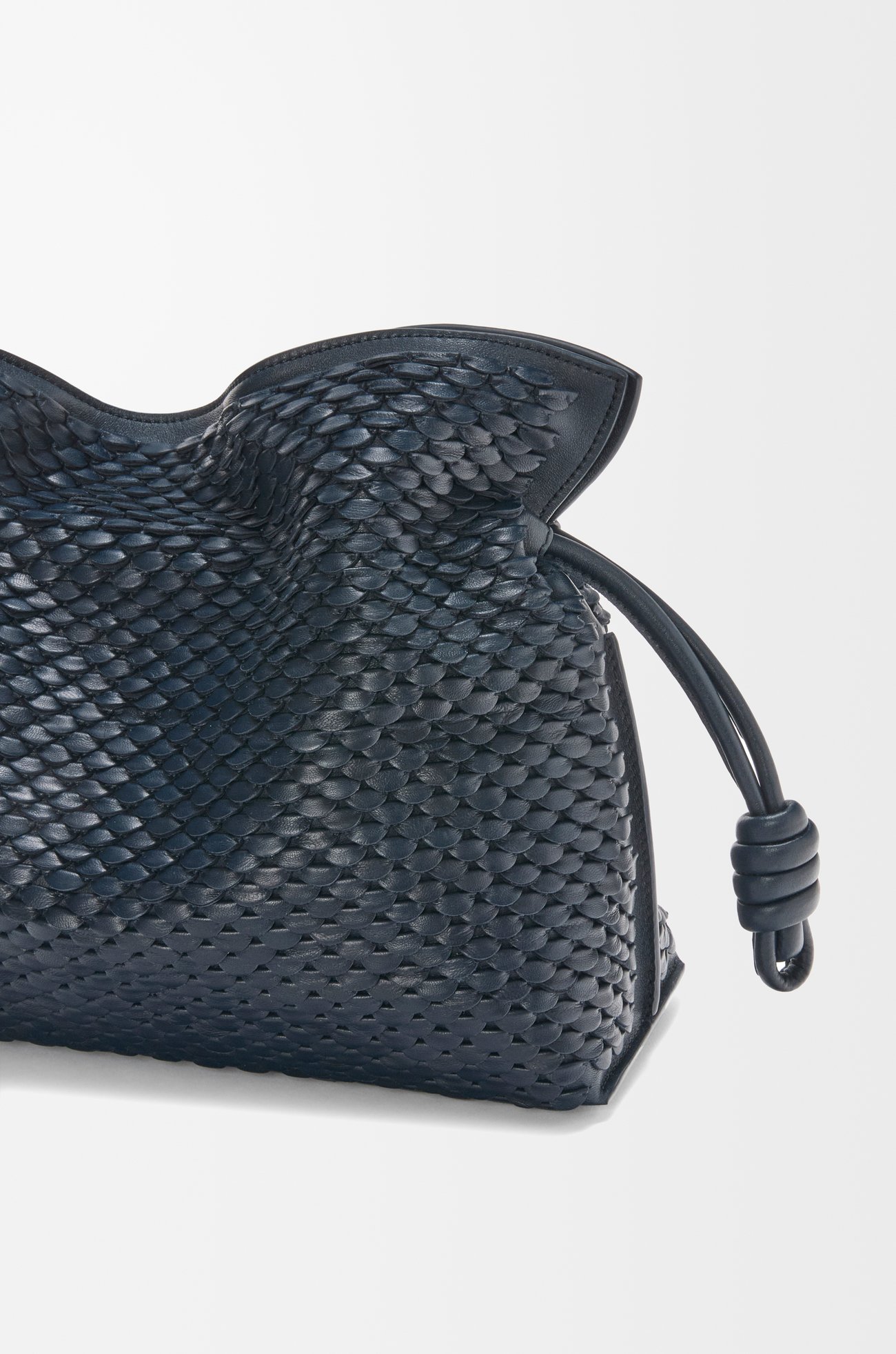 LOEWE フラメンコクラッチ ミディアム （メローナパラム） Dark Ink