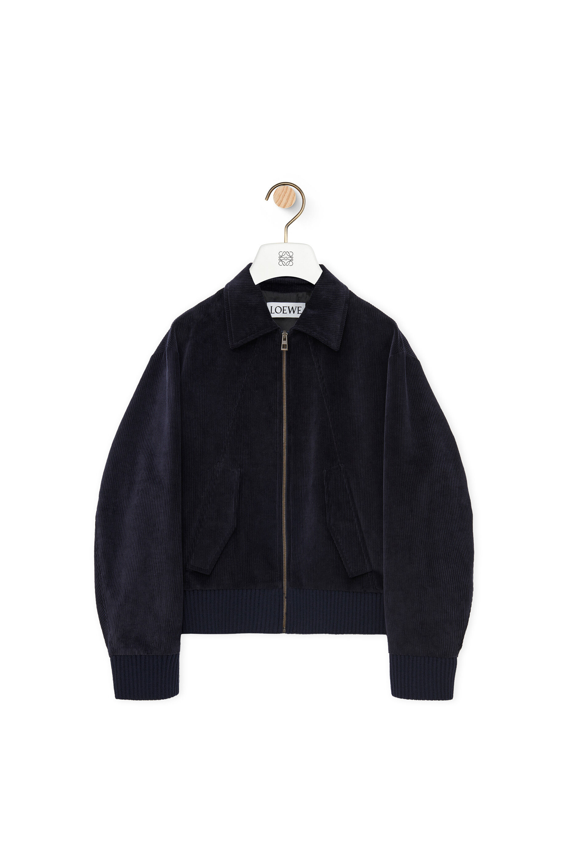 ジャケット（コットン&カシミヤ） ダークネイビーブルー - LOEWE