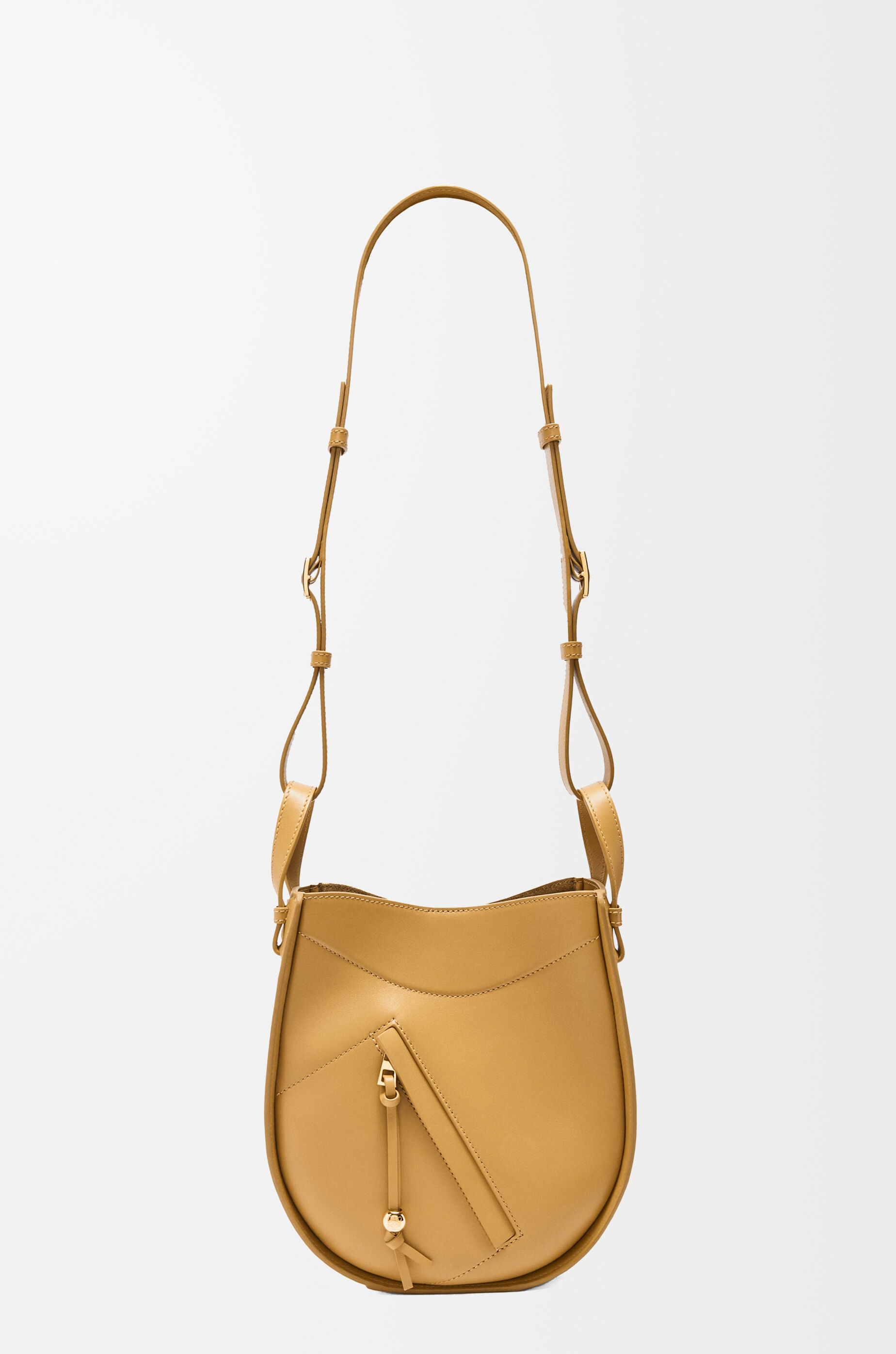 ハンモック スライスバッグ（シャイニーカーフ） ベージュ - LOEWE
