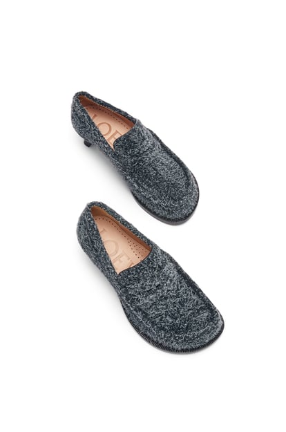 LOEWE Campo loafer in brushed suede 木炭色 plp_rd