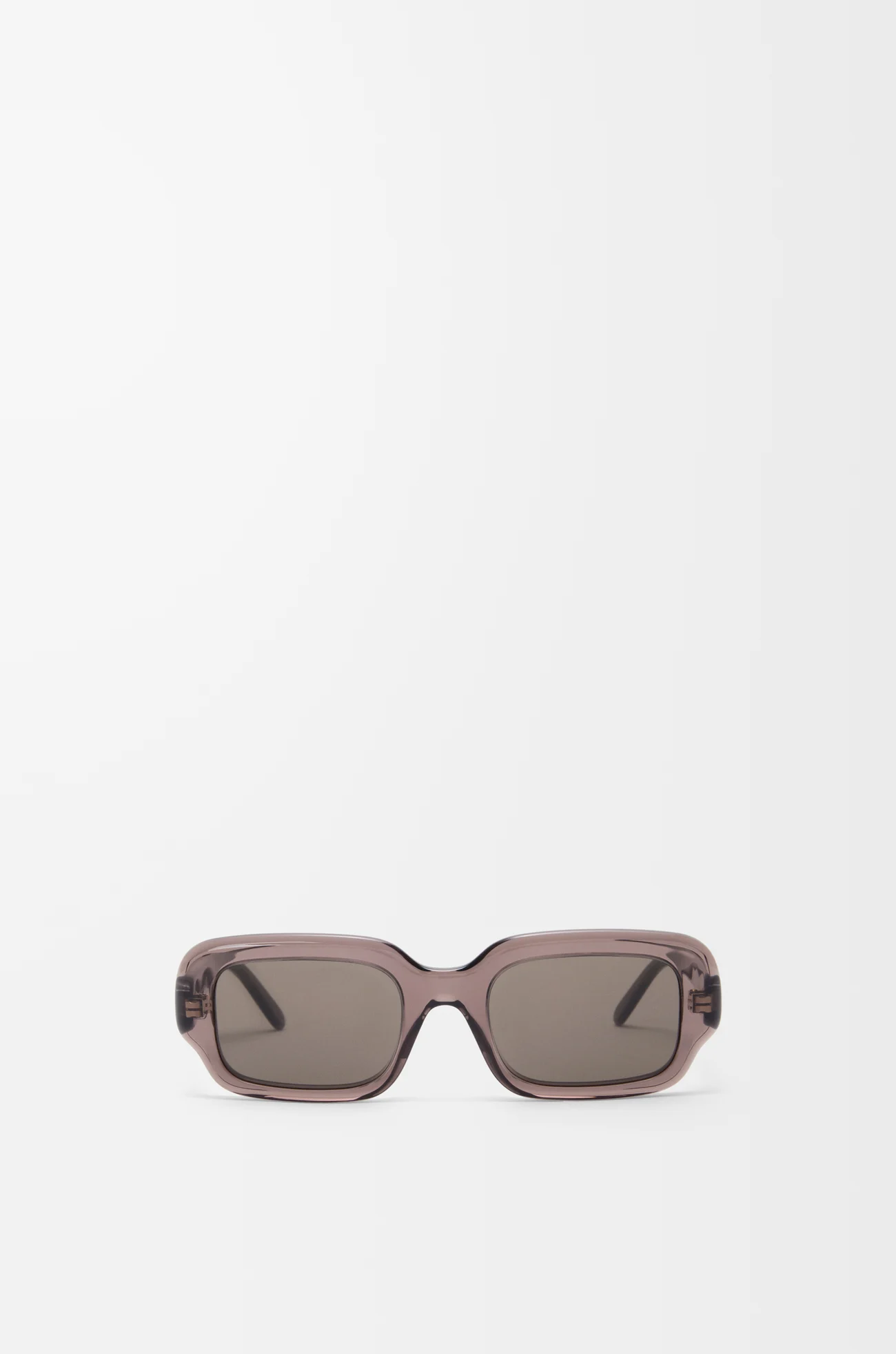LOEWE Slim Rectangular 太阳镜 透明棕色