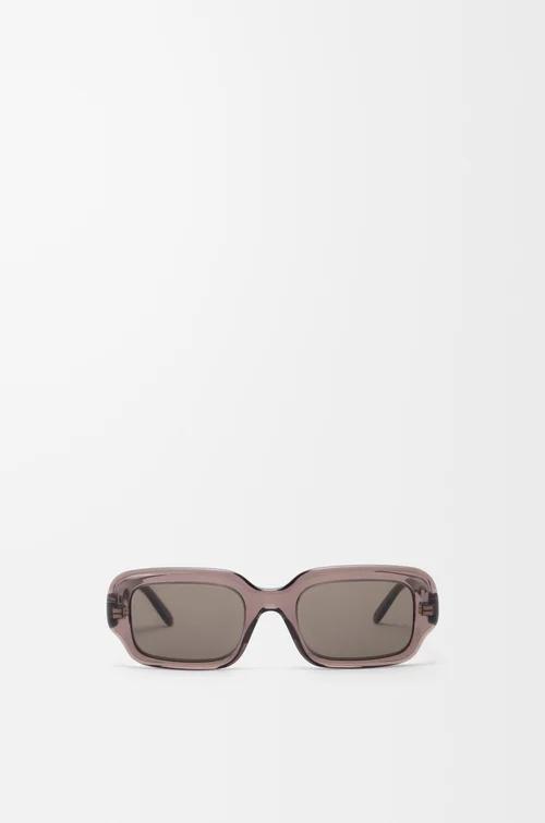 LOEWE Gafas de sol Rectangular Slim Marrón Transparente