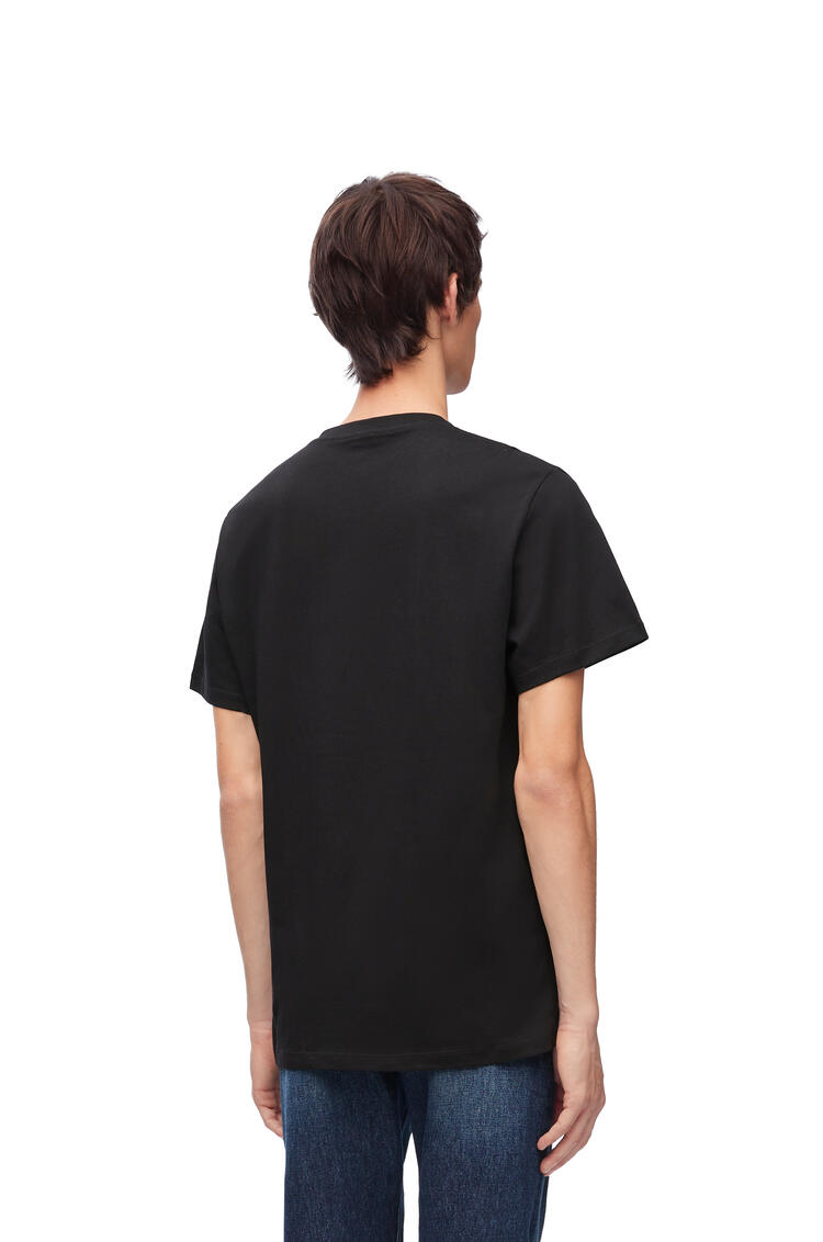 LOEWE 애너그램 티셔츠 - 코튼 블랙