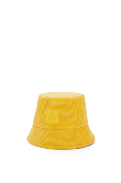 LOEWE Sombrero de pescador en pana Amarillo plp_rd