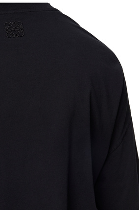 LOEWE Camiseta en algodón con estampado de surf Gris Oscuro/Azul plp_rd