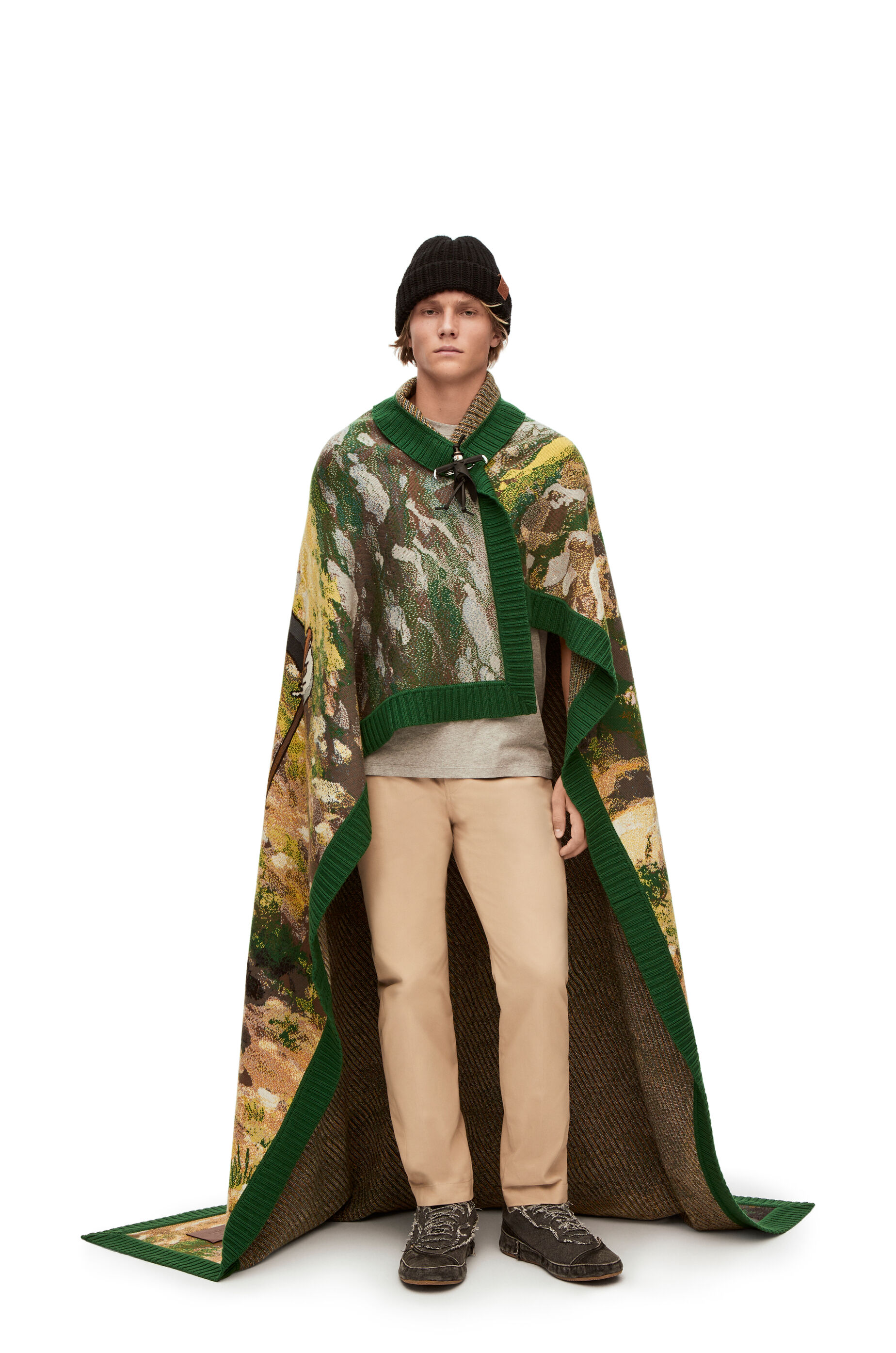 カカシのカブ ブランケット（ウール） マルチカラー - LOEWE Japan