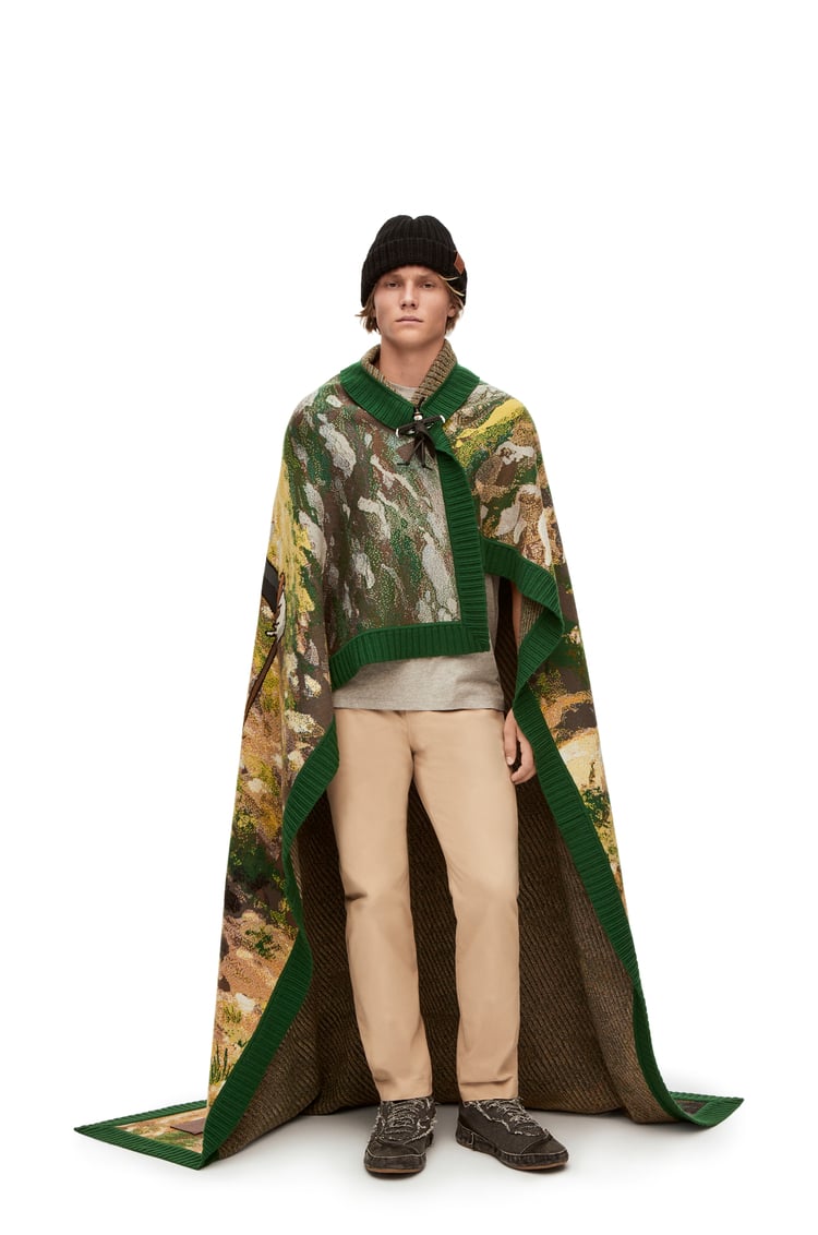 LOEWE カカシのカブ ブランケット（ウール） マルチカラー