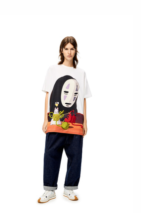 LOEWE Camiseta oversize Kaonashi en algodón Multicolor plp_rd