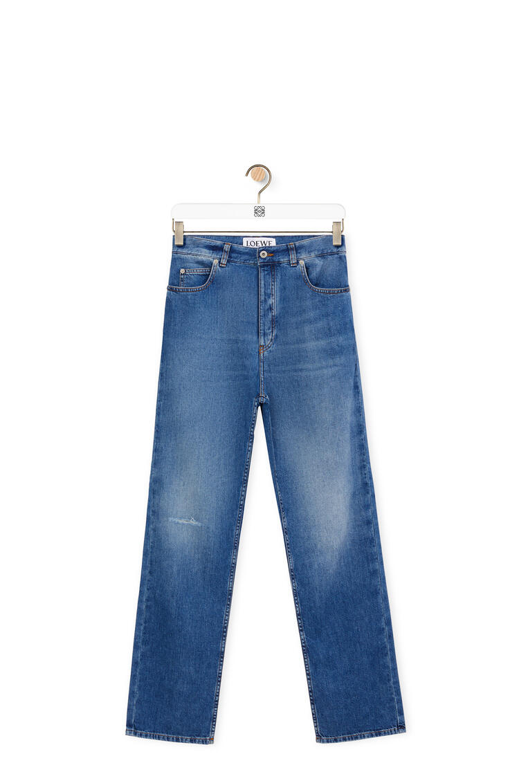 LOEWE Jeans in washed denim Indigo Blue pdp_rd