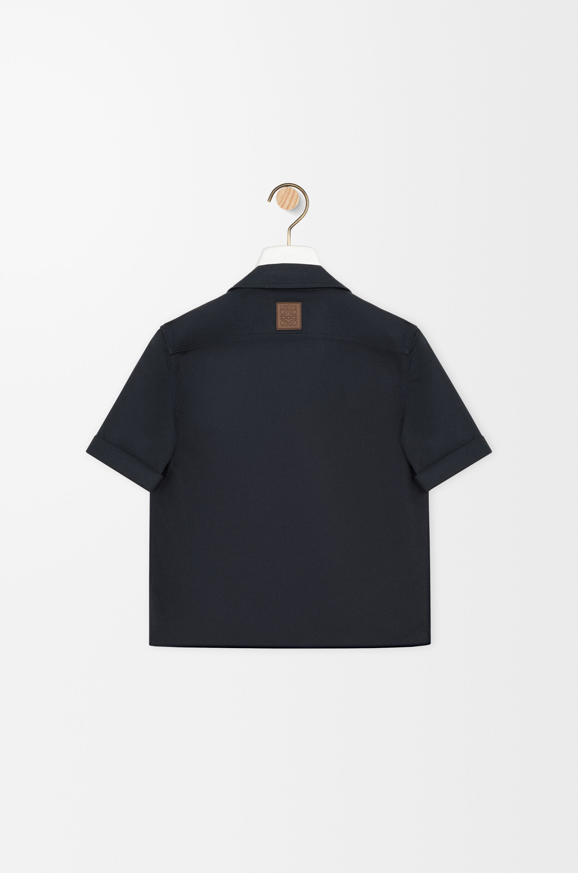 Short sleeve shirt in cotton Blue - LOEWE