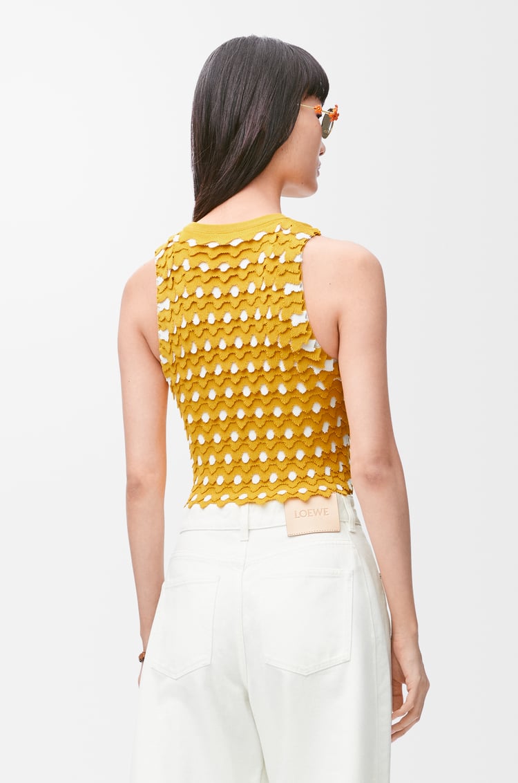 LOEWE Top in viscose and cotton Yellow