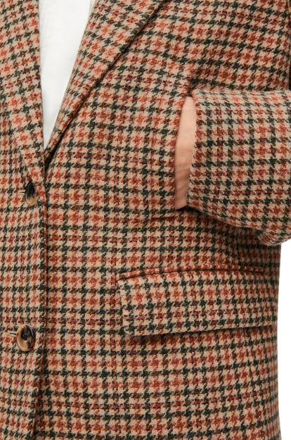 LOEWE Jacket in wool Beige/Tan/Green plp_rd