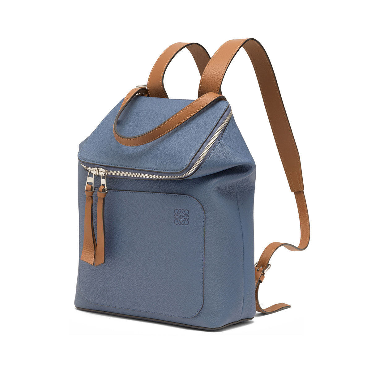 Goya Small Backpack Varsity Blue/Tan LOEWE