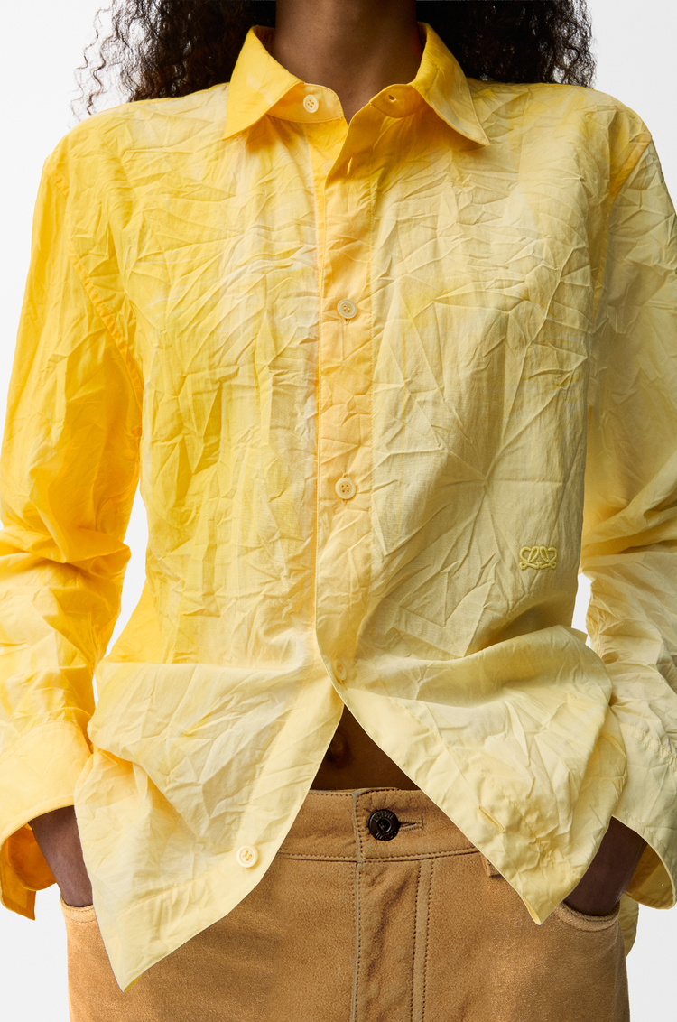 LOEWE Shirt in technical cotton Yellow