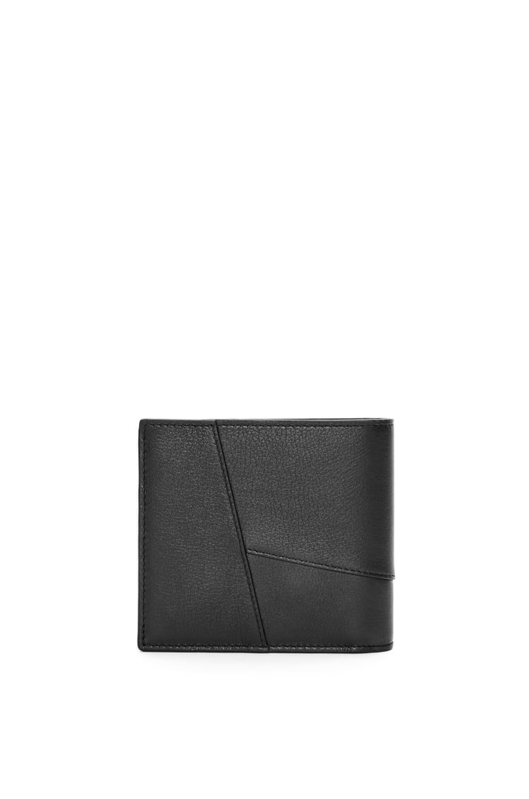 LOEWE Puzzle bifold wallet in classic calfskin Black