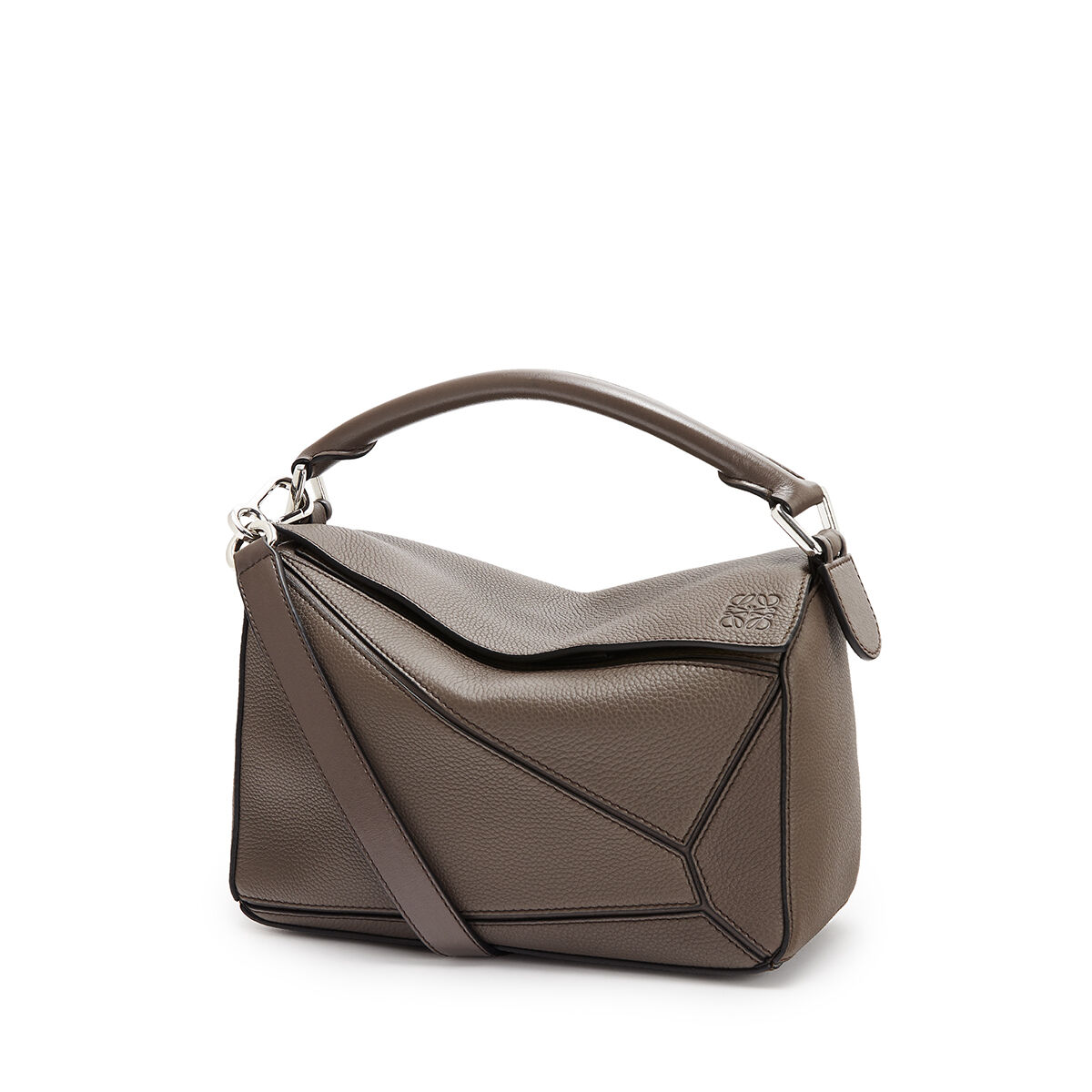 Puzzle Small Bag Dark Taupe - LOEWE