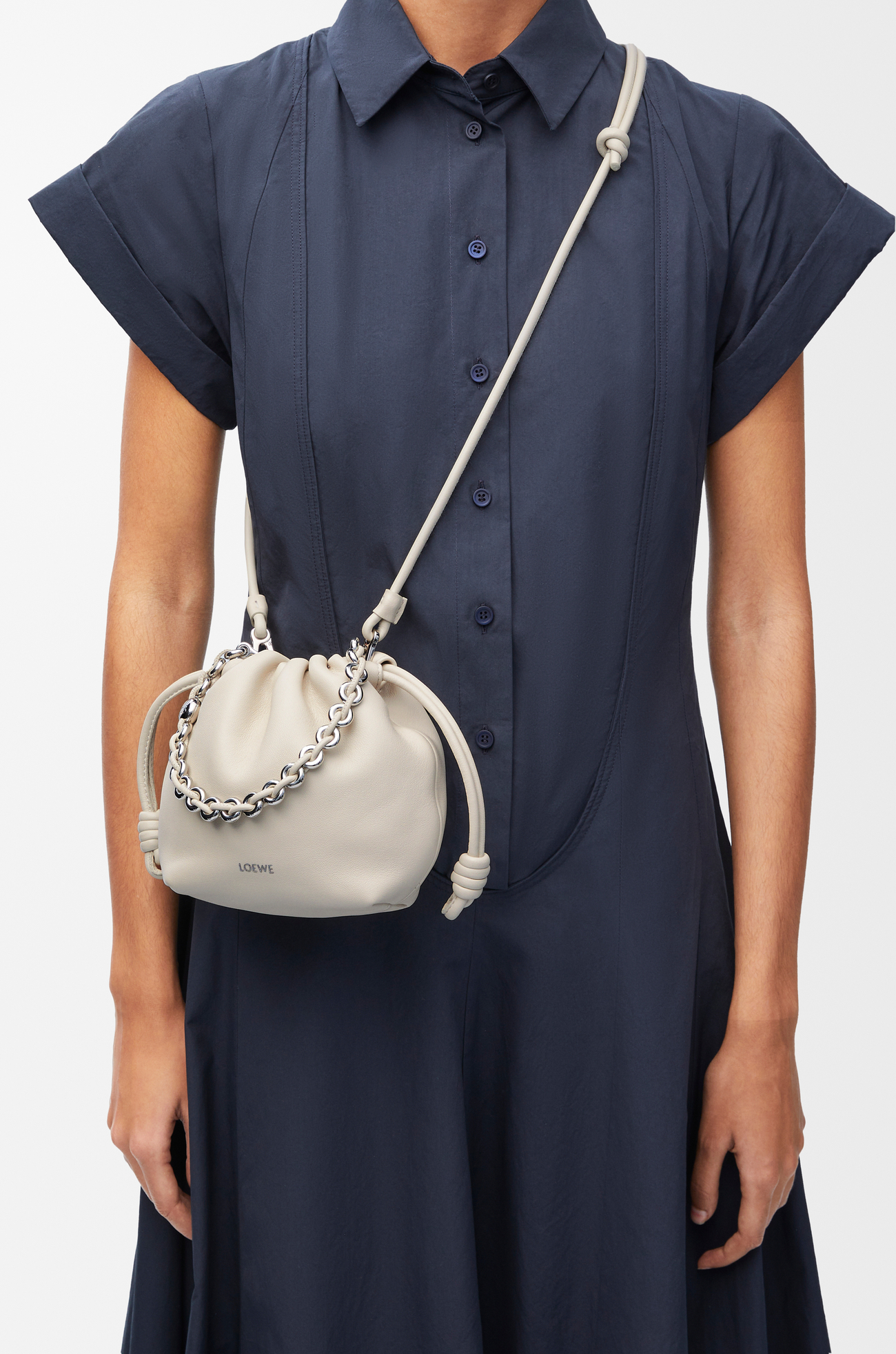 LOEWE Bolso Flamenco Purse mini en piel napa de cordero Sal Marina plp_rd