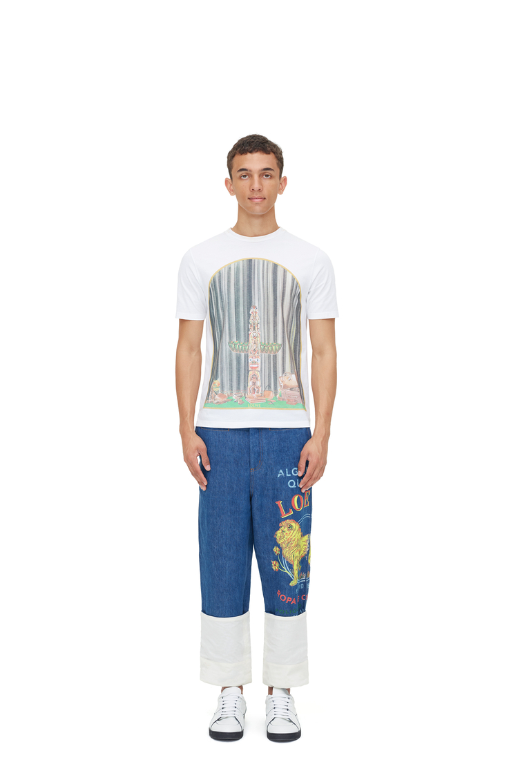LOEWE Totem T-shirt in cotton White