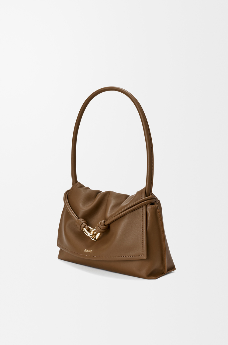 LOEWE Small Flamenco Flap bag in nappa calfskin Bronze