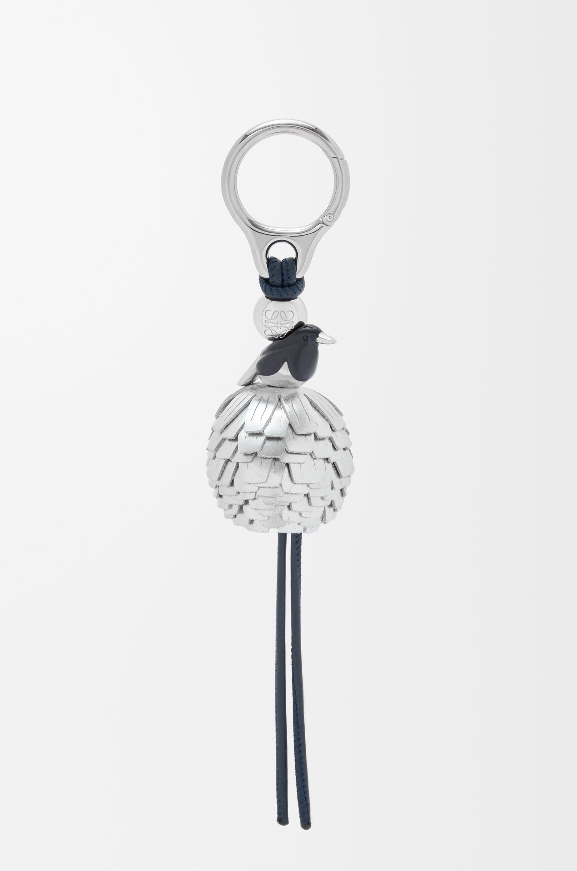 LOEWE キーホルダー Anagram charm in calfskin Gold - LOEWE