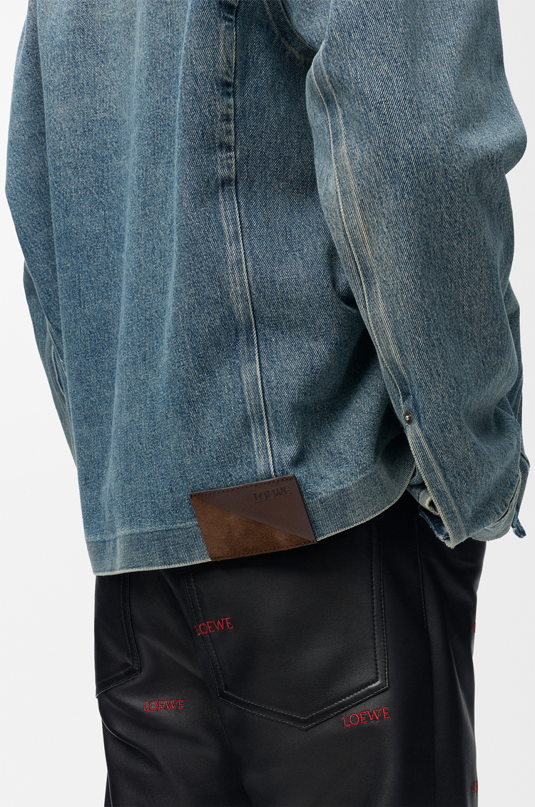 LOEWE Workwear jacket in denim Denim Blue