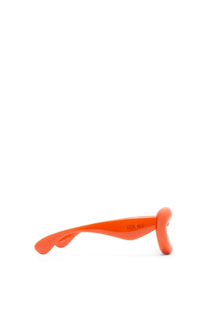 LOEWE Gafas de sol Inflated estilo cat-eye en nailon Naranja Brillante plp_rd