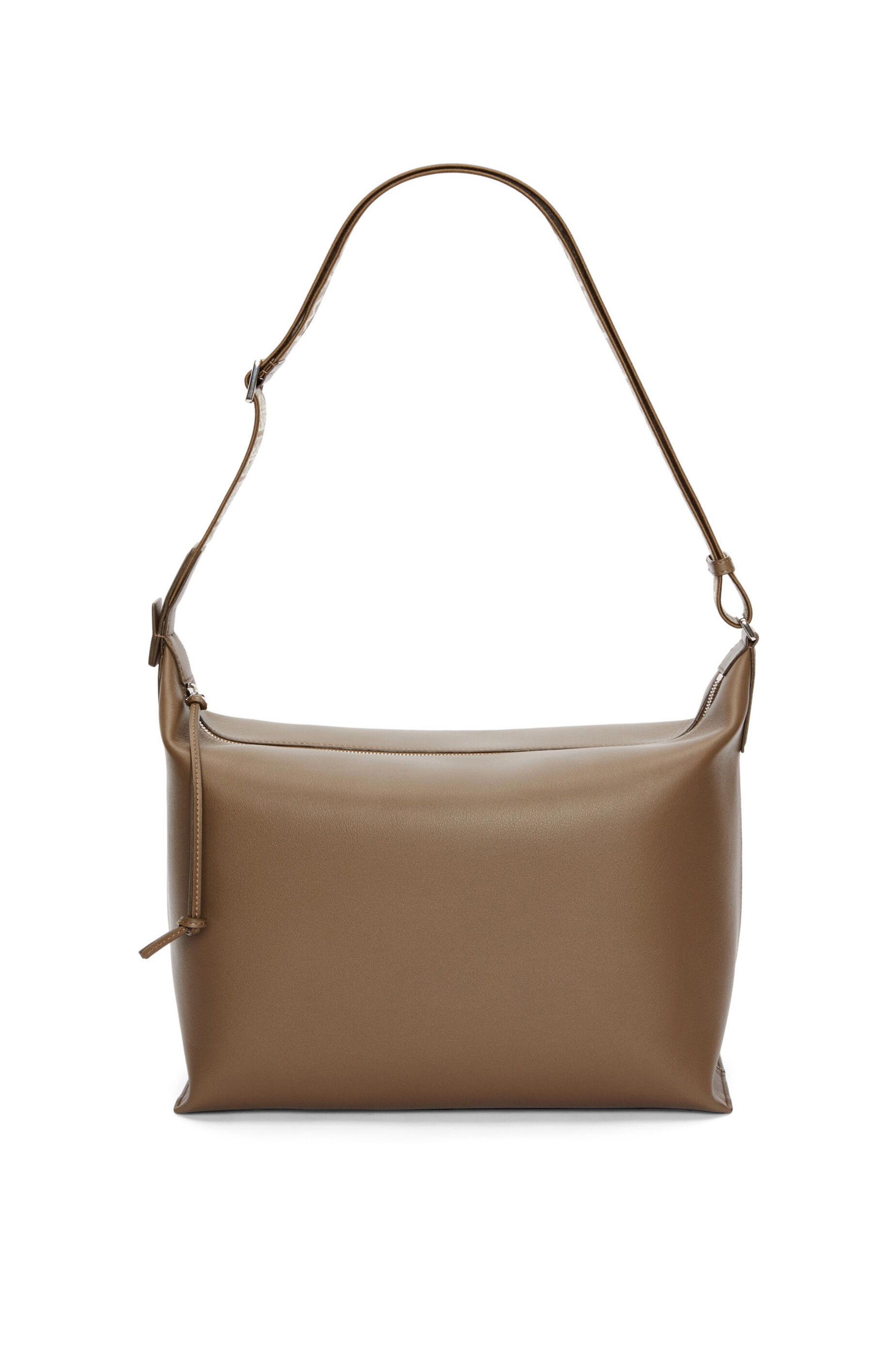 Cubi Crossbody bag in supple smooth calfskin and jacquard Winter