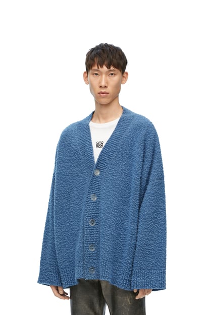 LOEWE Cardigan in wool blend 柔藍色 plp_rd