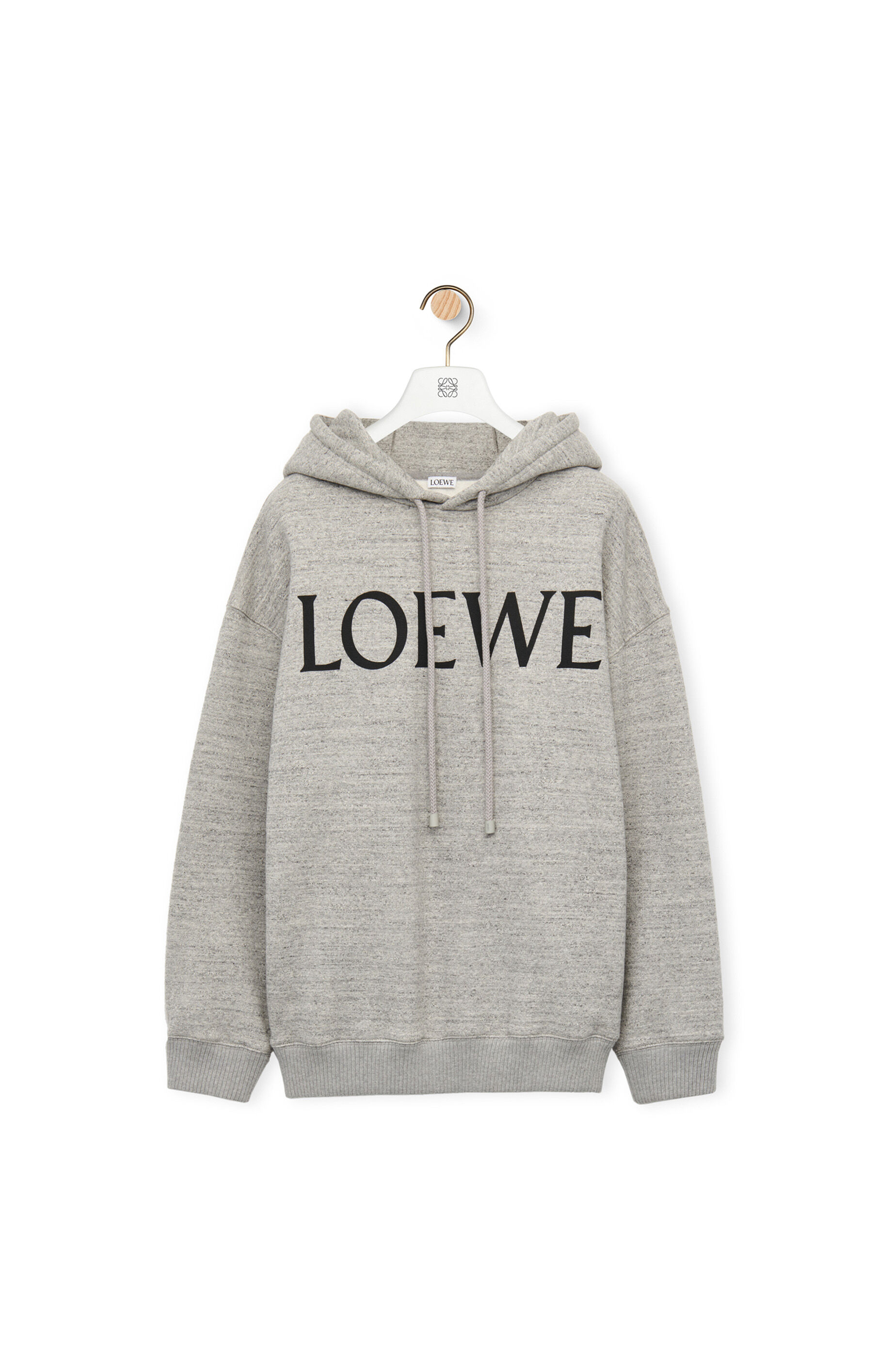 オーバーサイズフィット フーディー（コットン） グレーメランジュ - LOEWE