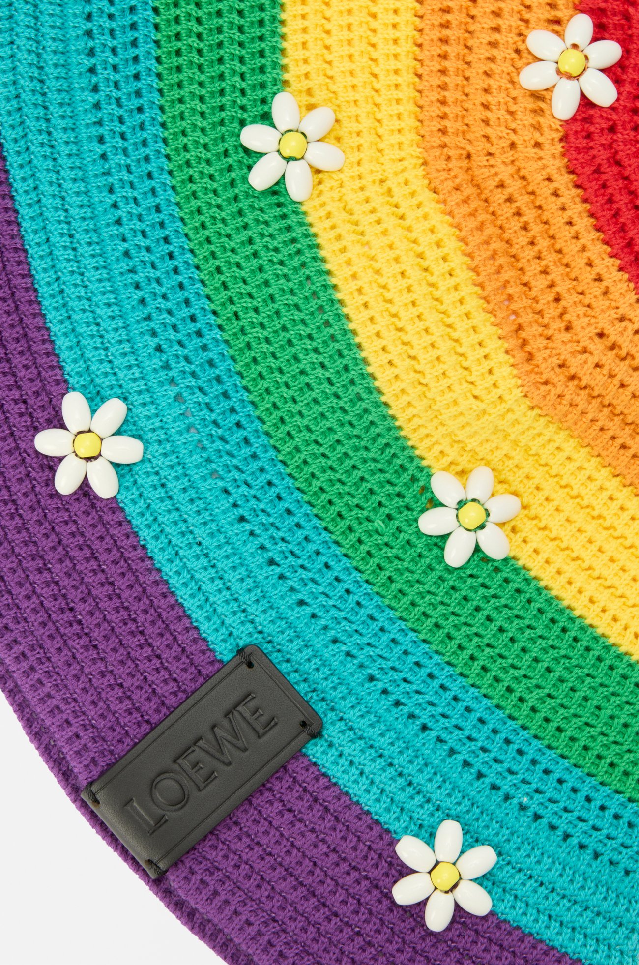 LOEWE Daisy bucket hat in cotton Multicolor
