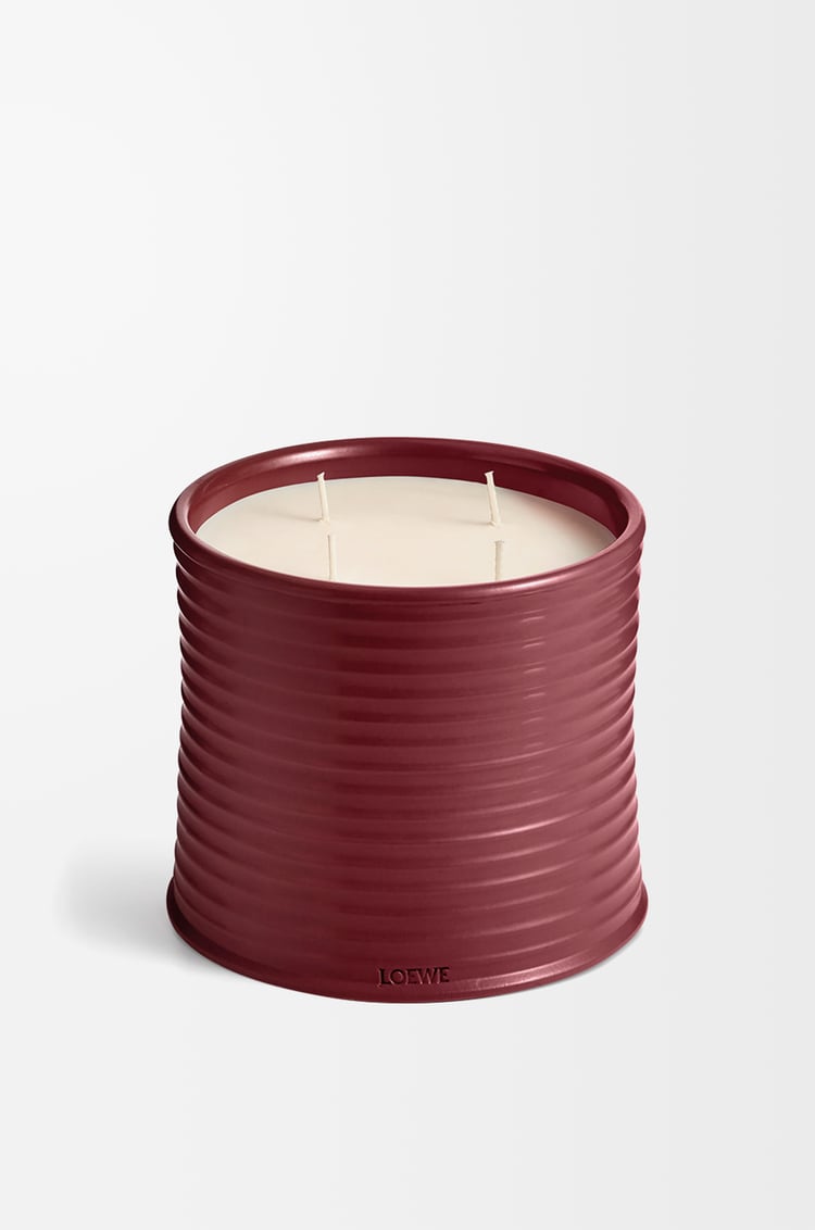 LOEWE Large Beetroot candle Magenta